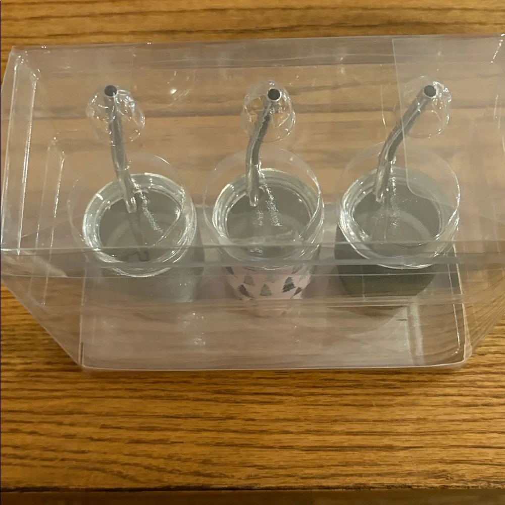 Mini Holiday Tumblers Set of 3